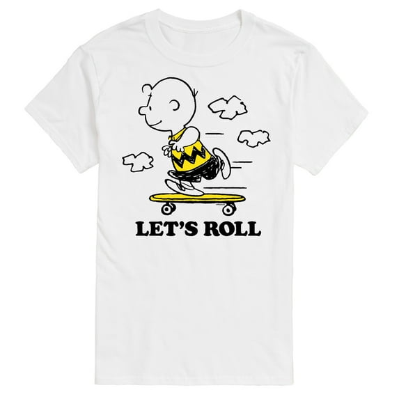 Peanuts - Let's Roll - Men's Short Sleeve Graphic T-Shirt