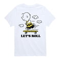 thumbnail image 1 of Peanuts - Let's Roll - Toddler And Youth Short Sleeve Graphic T-Shirt, 1 of 6