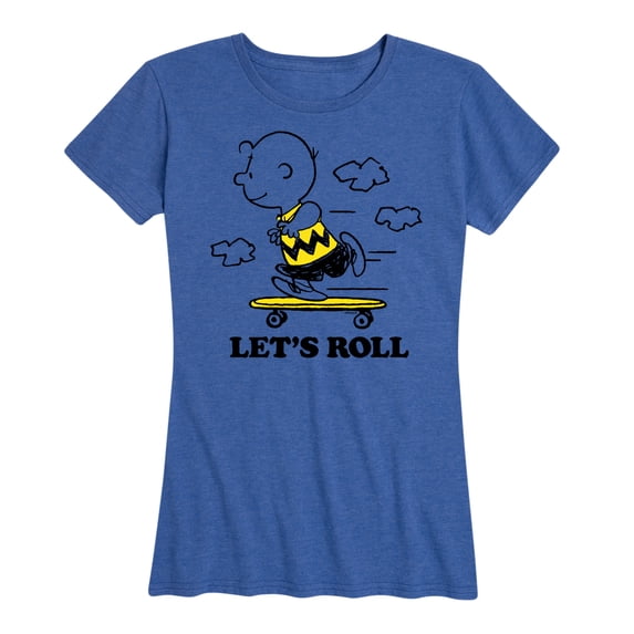 Peanuts - Let's Roll - Women's Short Sleeve Graphic T-Shirt