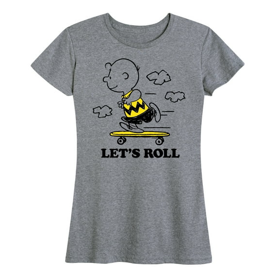 Peanuts - Let's Roll - Women's Short Sleeve Graphic T-Shirt
