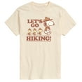 thumbnail image 1 of Peanuts - Lets Go Hiking - Men's Short Sleeve Graphic T-Shirt, 1 of 5