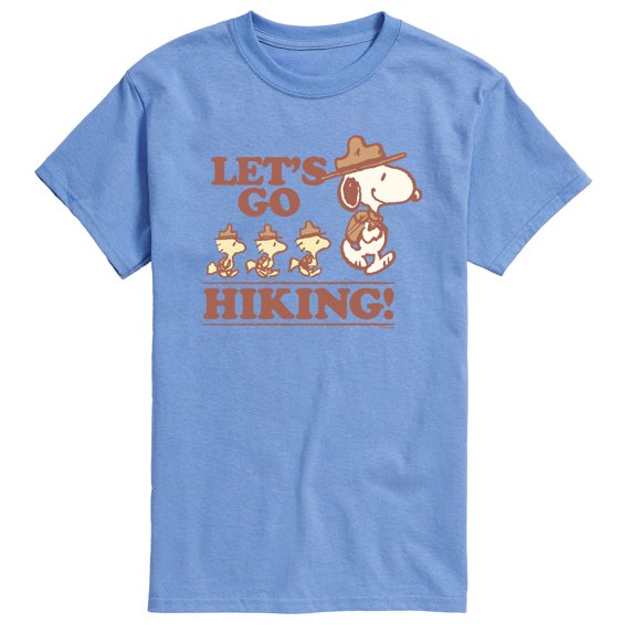 Peanuts - Lets Go Hiking - Men's Short Sleeve Graphic T-Shirt