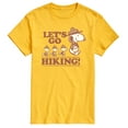 thumbnail image 1 of Peanuts - Lets Go Hiking - Men's Short Sleeve Graphic T-Shirt, 1 of 5