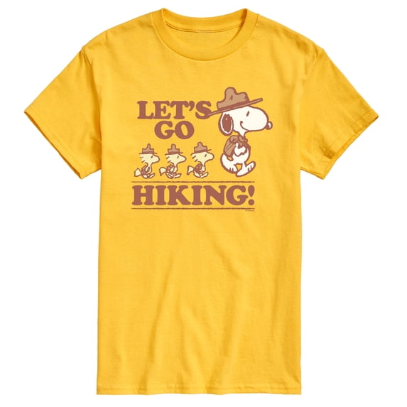 Peanuts - Lets Go Hiking - Men's Short Sleeve Graphic T-Shirt