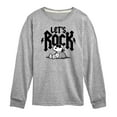 thumbnail image 1 of Peanuts - Lets Rock - Toddler And Youth Long Sleeve Graphic T-Shirt, 1 of 5