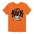 thumbnail image 1 of Peanuts - Lets Rock - Toddler And Youth Short Sleeve Graphic T-Shirt, 1 of 1