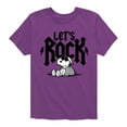 thumbnail image 1 of Peanuts - Lets Rock - Toddler And Youth Short Sleeve Graphic T-Shirt, 1 of 1