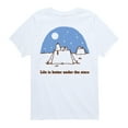 thumbnail image 1 of Peanuts - Life Is Better Under The Stars - Toddler And Youth Short Sleeve Graphic T-Shirt, 1 of 6