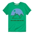 thumbnail image 1 of Peanuts - Life Is Better Under The Stars - Toddler And Youth Short Sleeve Graphic T-Shirt, 1 of 6