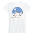 thumbnail image 1 of Peanuts - Life Is Better Under The Stars - Women's Short Sleeve Graphic T-Shirt, 1 of 6