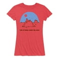 thumbnail image 1 of Peanuts - Life Is Better Under The Stars - Women's Short Sleeve Graphic T-Shirt, 1 of 6