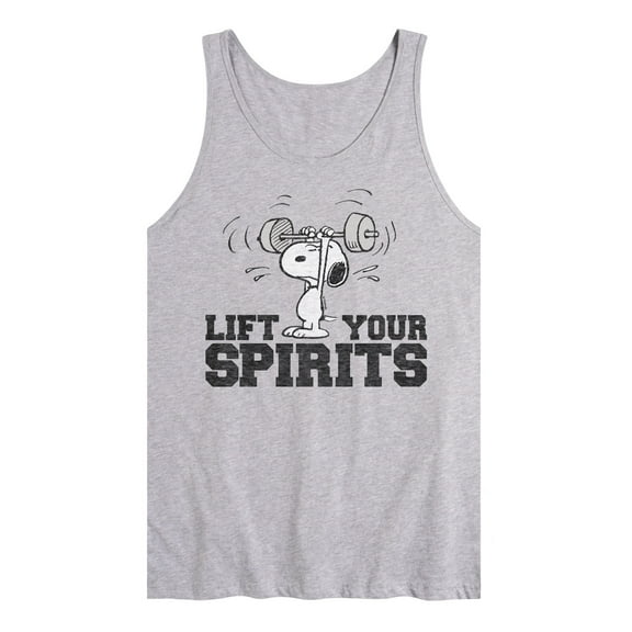 Peanuts - Lift Your Spirits - Gym - Snoopy - Men's Jersey Tank