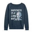 thumbnail image 1 of Peanuts - Linus Happiness Is A Long Nap - Women's French Terry Long Sleeve Shirt, 1 of 5