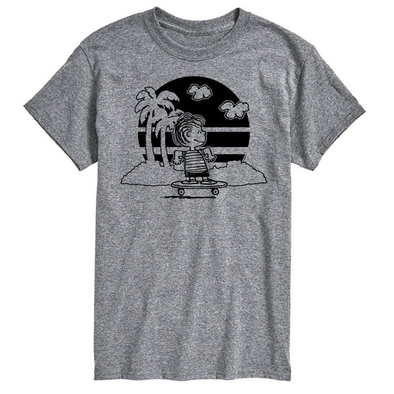 Peanuts - Linus Skateboarding - Men's Short Sleeve Graphic T-Shirt