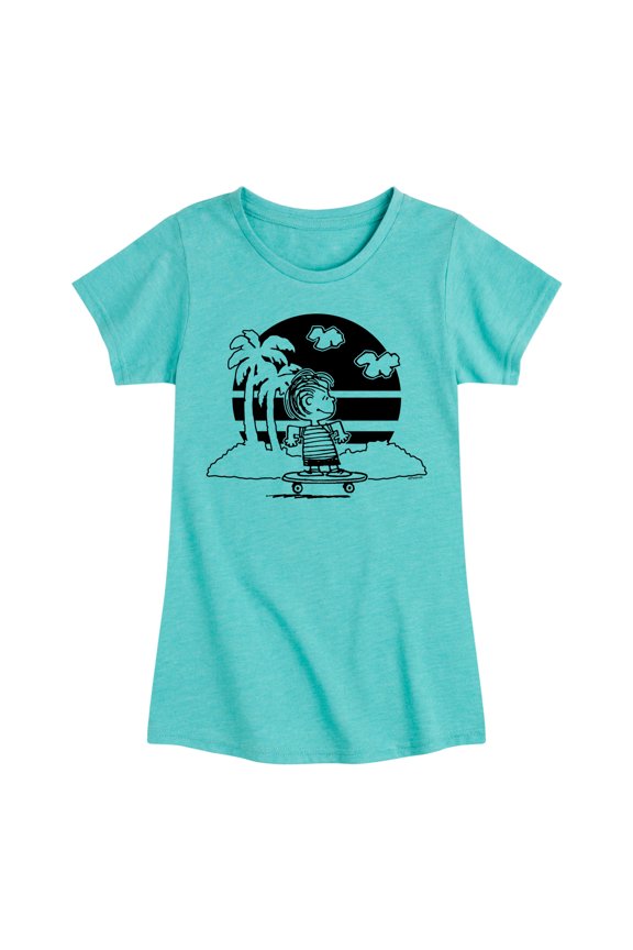 - Linus Skateboarding - Toddler And Youth Girls Short Sleeve Graphic T-Shirt