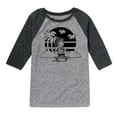 thumbnail image 1 of Peanuts - Linus Skateboarding - Toddler And Youth Raglan Graphic T-Shirt, 1 of 6