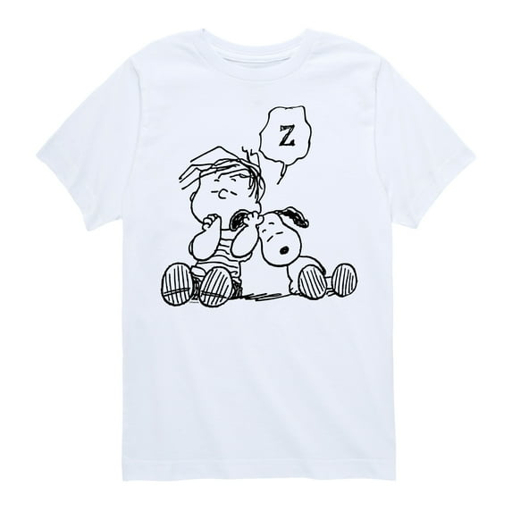 Peanuts - Linus Snoopy Snooze - Toddler And Youth Short Sleeve T-Shirt
