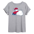 thumbnail image 1 of Peanuts - Linus Snowball - Juniors Ideal Flowy Muscle T-Shirt, 1 of 6
