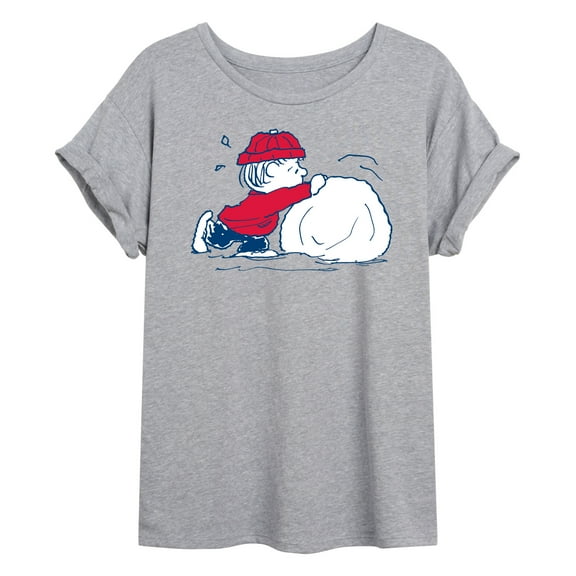 Peanuts - Linus Snowball - Juniors Ideal Flowy Muscle T-Shirt