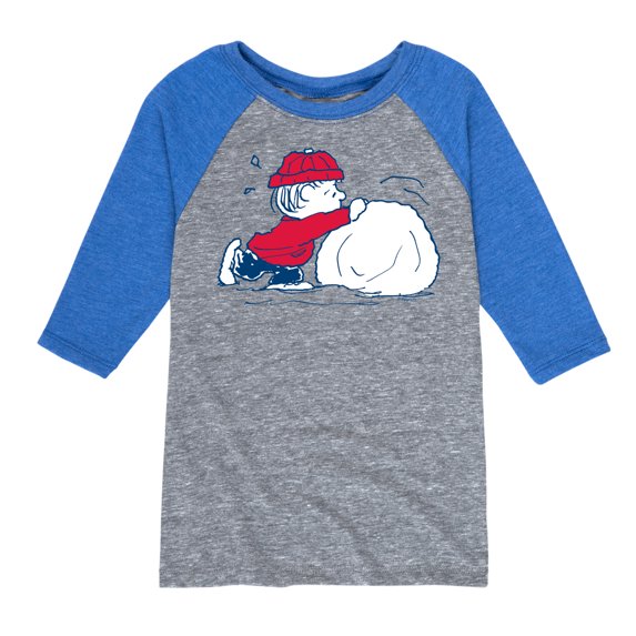 Peanuts - Linus Snowball - Toddler & Youth Raglan Graphic T-Shirt