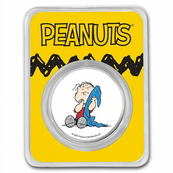 Peanuts Linus Van Pelt 1 oz Colorized Silver Round