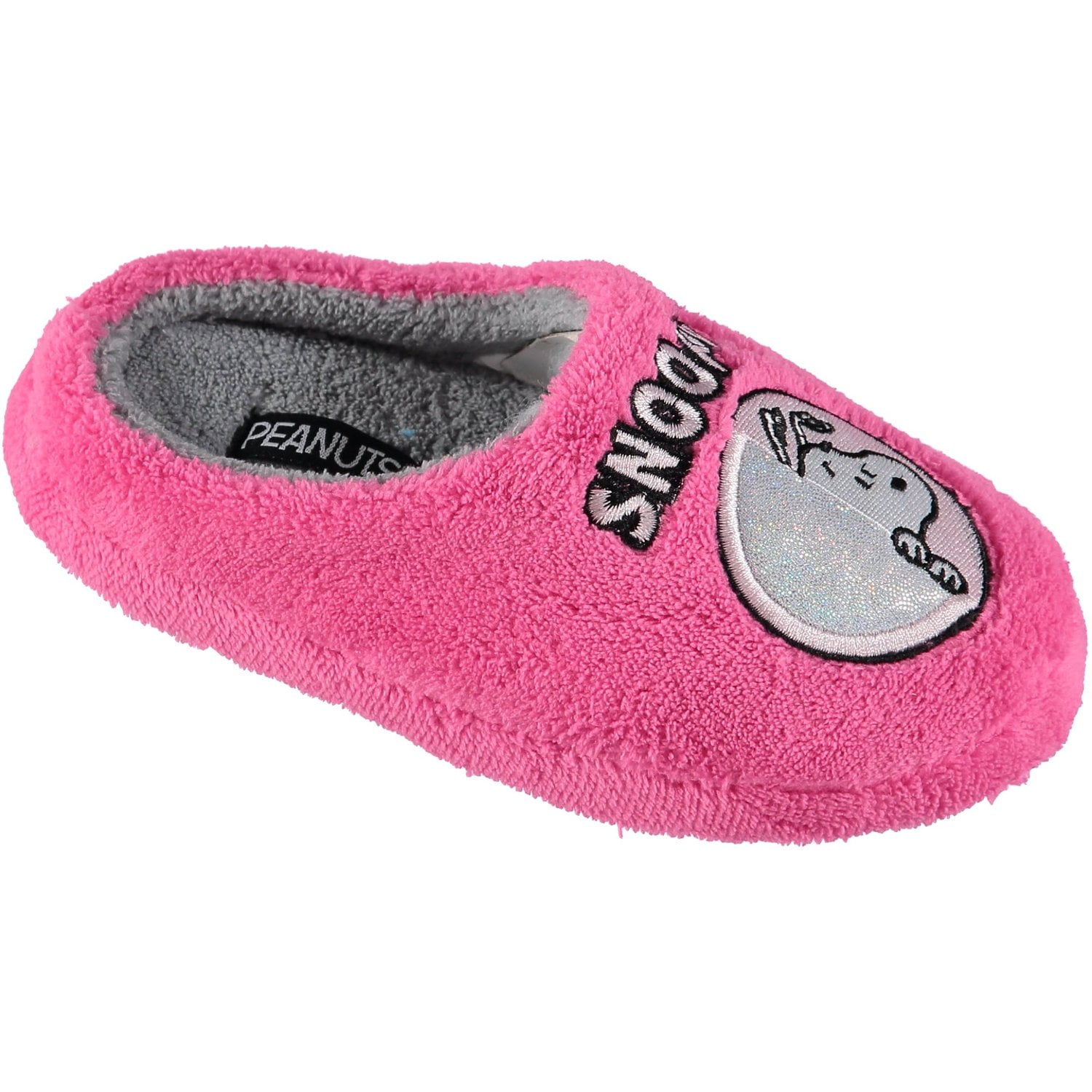 Peanuts Little Girls' Snoopy Fleece Slipper (13/1 M US Big