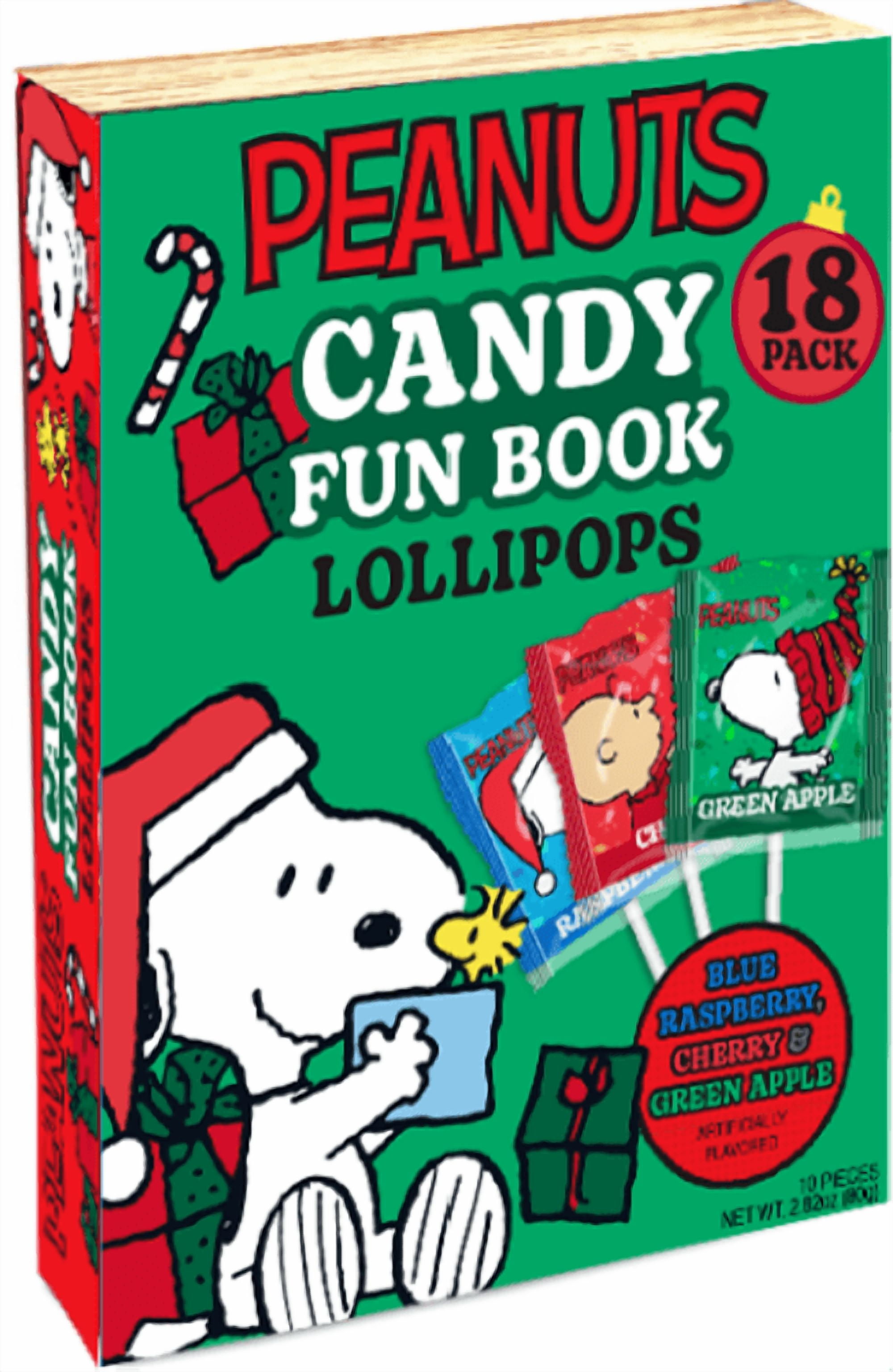 Peanuts Lollipop Fun Book, Fat & Gluten Free, Assorted Flavored