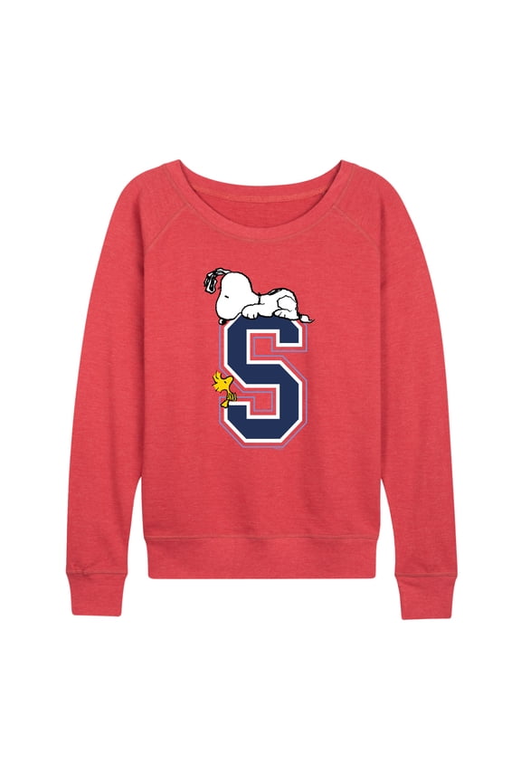 - Look To Snoopy - Women's French Terry Long Sleeve Pullover
