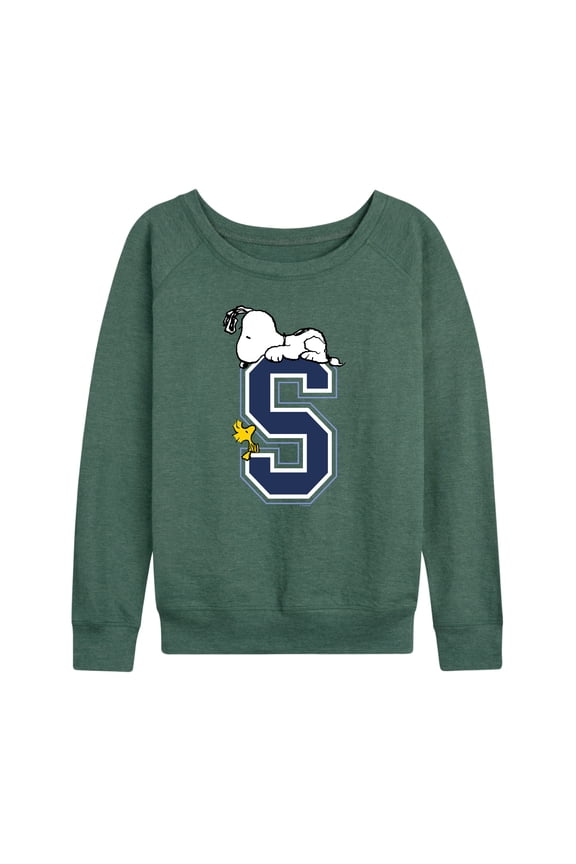 - Look To Snoopy - Women's French Terry Long Sleeve Pullover