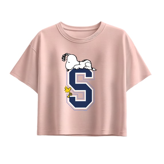 Peanuts - Look To Snoopy - Youth Girls Boxy T-Shirt