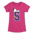 thumbnail image 1 of Peanuts - Look To Snoopy - Youth Girls Fitted Short Sleeve T-Shirt, 1 of 5