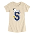 thumbnail image 1 of Peanuts - Look To Snoopy - Youth Girls Fitted Short Sleeve T-Shirt, 1 of 5
