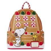 Peanuts Loungefly Snoopy Gingerbread Mini Backpack   Festive Holiday Bag for Peanuts FansScented