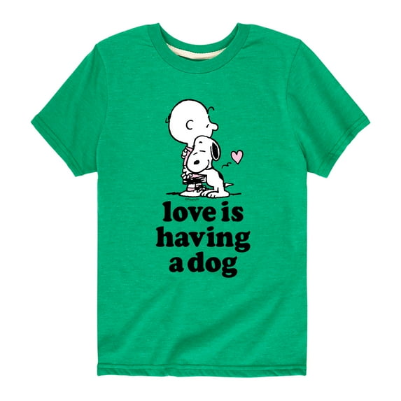 Peanuts - Love Having Dog - Toddler And Youth Short Sleeve Graphic T-Shirt