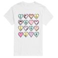thumbnail image 1 of Peanuts - Love Heart Grid Short Sleeve Graphic T-Shirt, 1 of 6