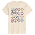 thumbnail image 1 of Peanuts - Love Heart Grid Short Sleeve Graphic T-Shirt, 1 of 6