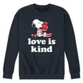 thumbnail image 1 of Peanuts - Love Is Kind - Men's Crew Fleece, 1 of 5