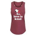thumbnail image 1 of Peanuts - Love Is Kind - Women's Racerback Tank, 1 of 5