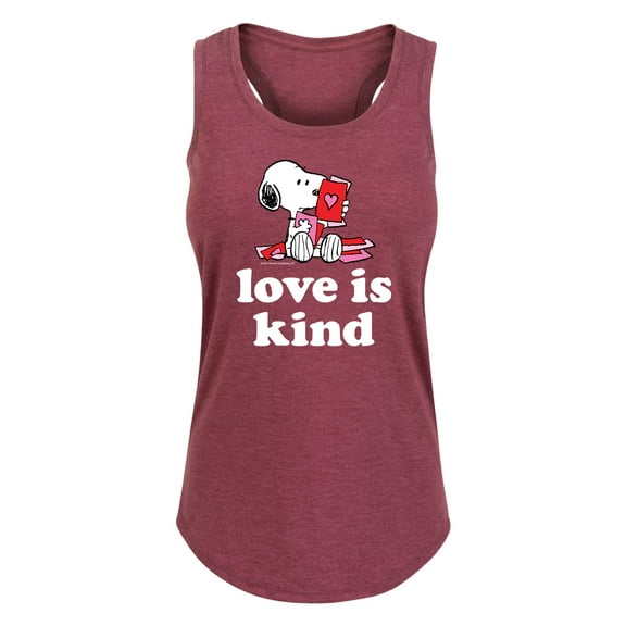 Peanuts - Love Is Kind - Women's Racerback Tank