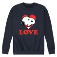 thumbnail image 1 of Peanuts - Love Snoopy - Men's Crew Fleece, 1 of 5