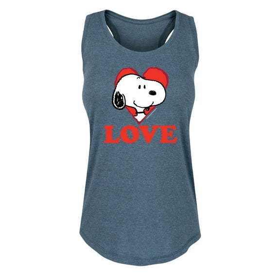 Peanuts - Love Snoopy - Women's Racerback Tank