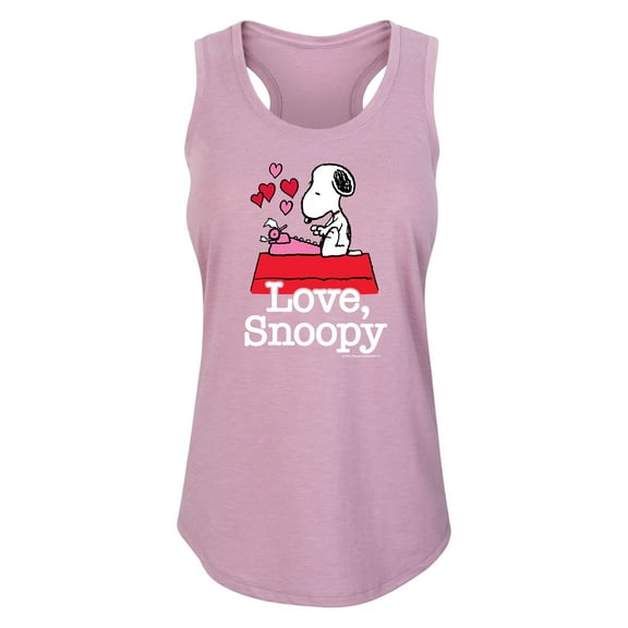 Peanuts - Love Snoopy - Women's Racerback Tank