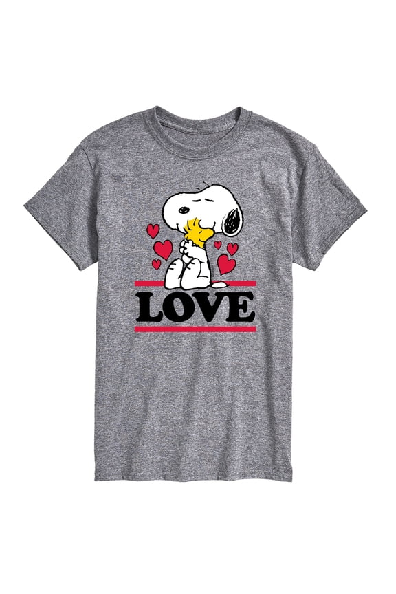 - Love Snoopy Woodstock - Men's Short Sleeve Graphic T-Shirt