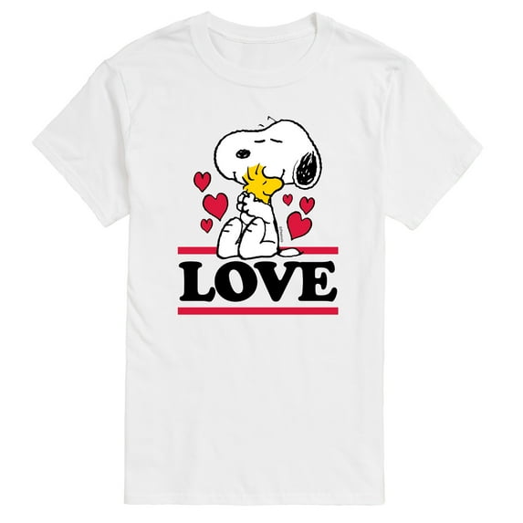 Peanuts - Love Snoopy Woodstock - Men's Short Sleeve Graphic T-Shirt