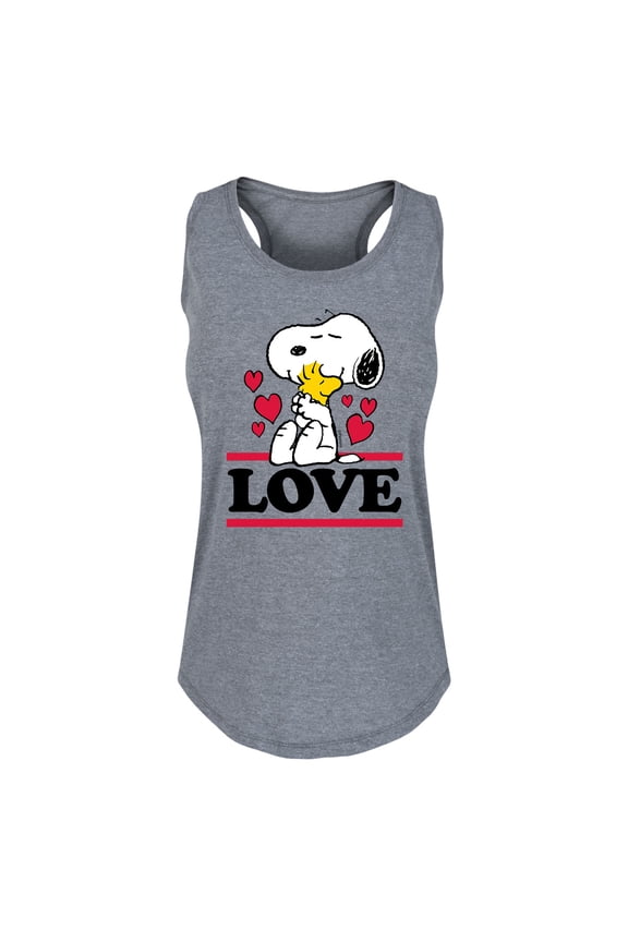 - Love Snoopy Woodstock - Women's Racerback Tank Top