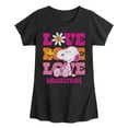 thumbnail image 1 of Peanuts - Love Woodstock - Toddler & Youth Girls Short Sleeve Graphic T-Shirt, 1 of 6