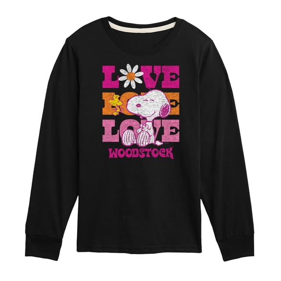 Peanuts - Love Woodstock - Toddler & Youth Long Sleeve Graphic T-Shirt
