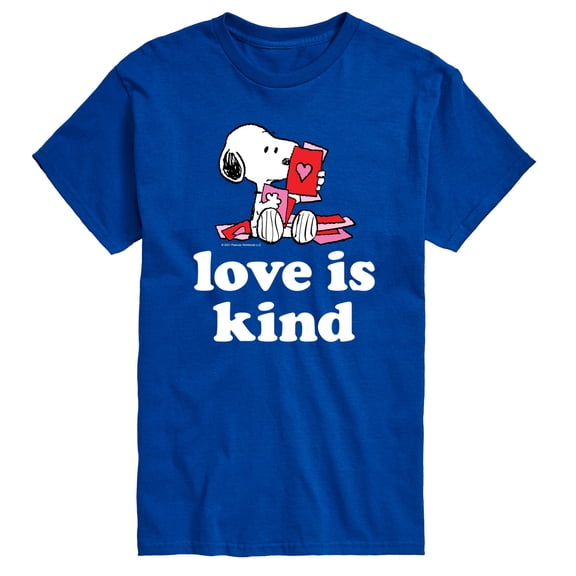 Peanuts - Love is Kind - Men's Short Sleeve Graphic T-Shirt