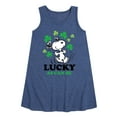 thumbnail image 1 of Peanuts - Lucky Can Be - Toddler and Youth Girls Aline Dress, 1 of 6