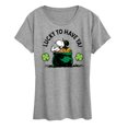 thumbnail image 1 of Peanuts - Lucky To Have Ya  - Women's Short Sleeve Graphic T-Shirt, 1 of 6